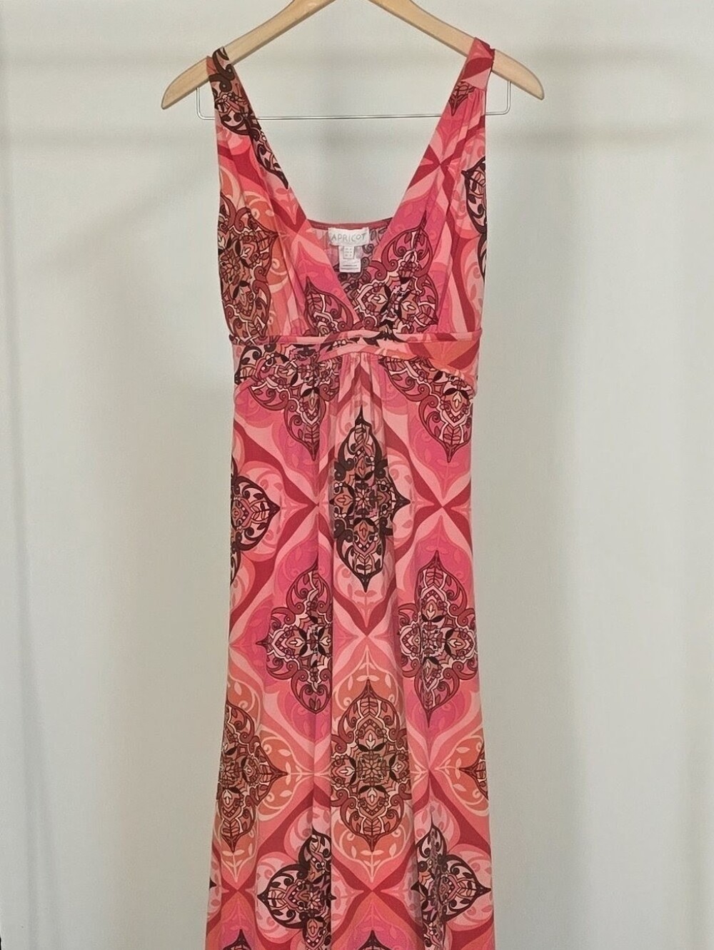 APRICOT Pink & Orange Patterned Maxi Dress